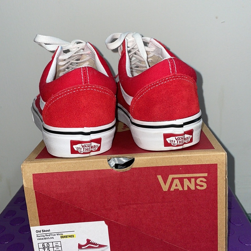 ✨Red Vans✨ - Picture 3 of 3